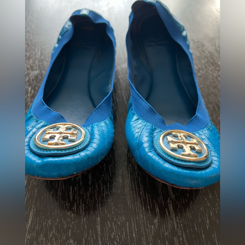 Blue flats